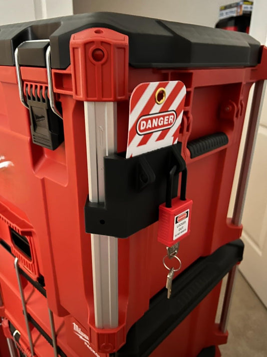 Lockout Tagout Holder For Milwaukee Packout