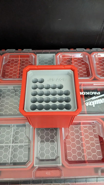 .45 ACP Deep Bin Insert for Milwaukee PACKOUT