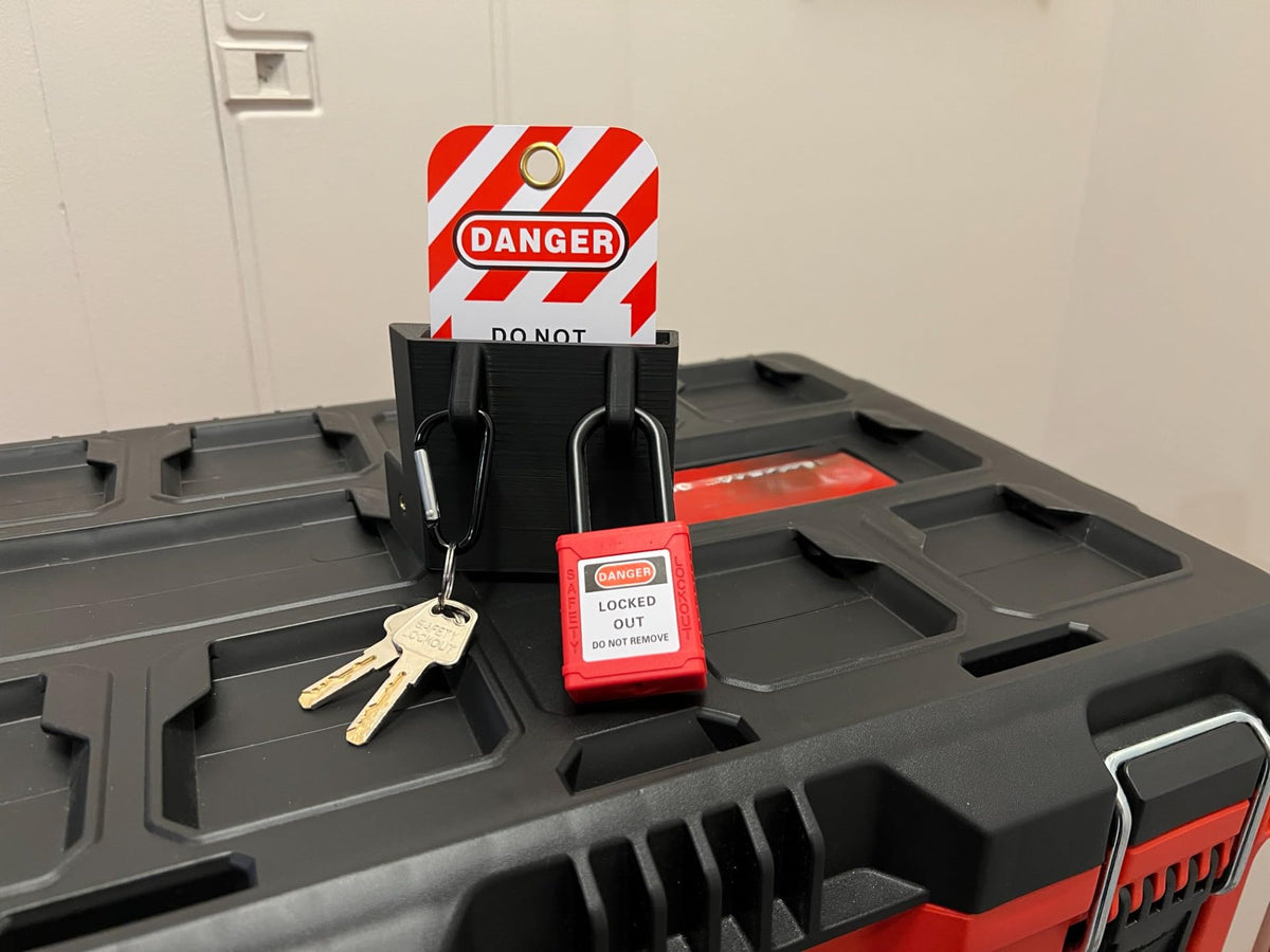 Lockout Tagout Holder For Milwaukee Packout